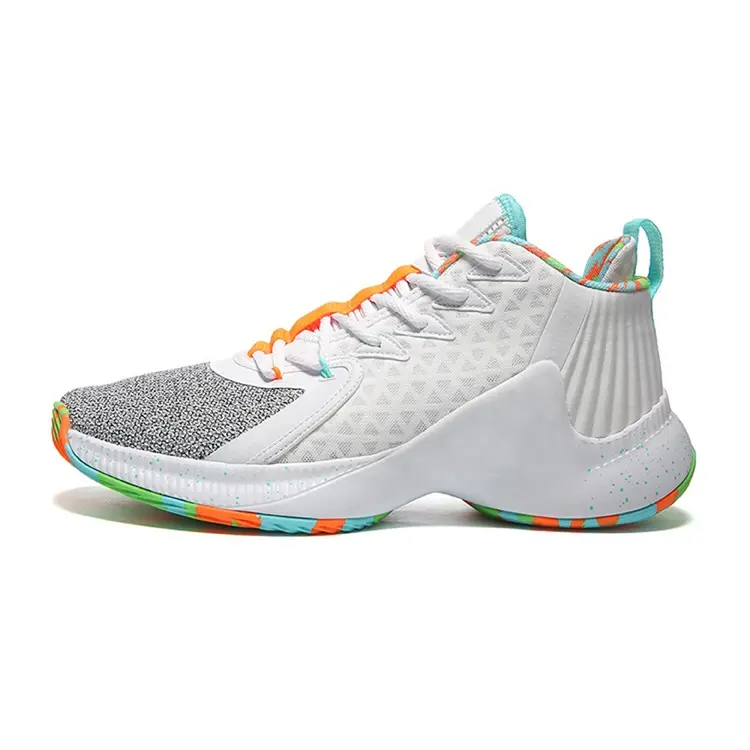 Custom LOGO Design New Style Outdoor Warrior James Custom Wholesale Anti-Odor Anti-Slip Basketball Shoes Men