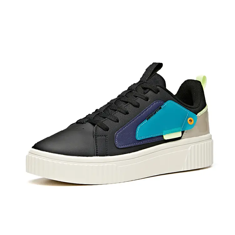 Factory Wholesale Custom Logo White Platform Sneaker Skateboard Women Men Sneaker Shoes Casual