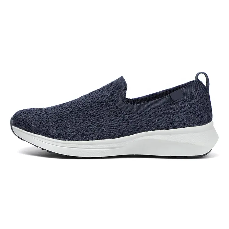 China New Fashion Flat Comfort Loafer Woman Men Lightweight Casual Knitting Shoes