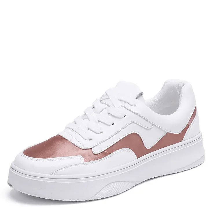 Fujian Suppliers Simple Fashion Unisex Flat White Men Zapatos Casual Shoes Women Low Price