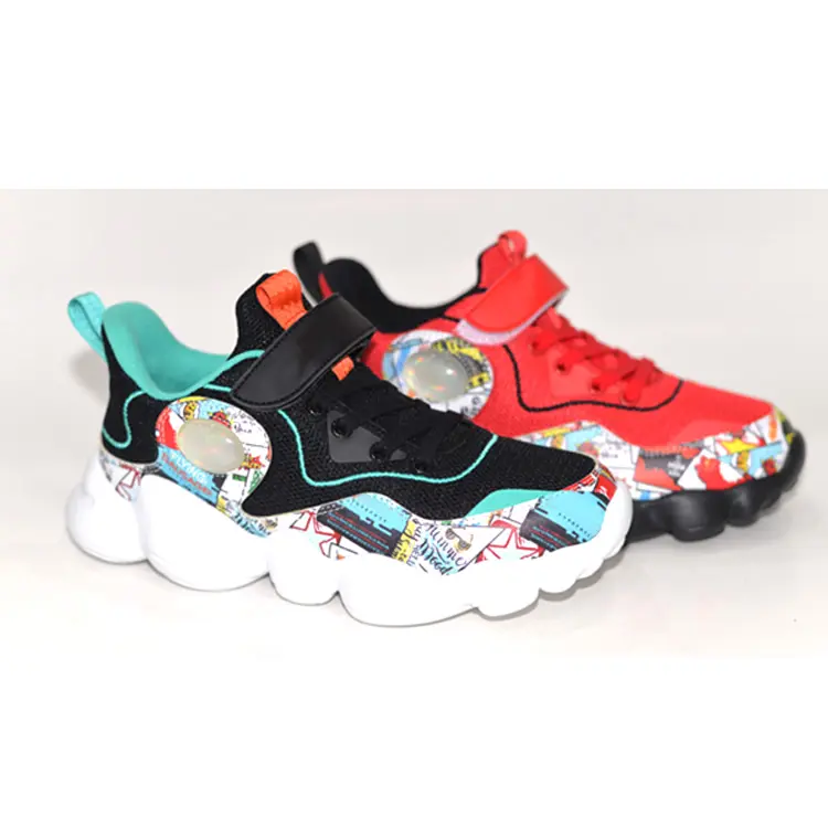 China Maker Wholesale Boy Girl Lightweight Comfortable Casual Kids Outdoor Sport Shoes