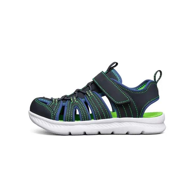 China Brand Customized Light Weight Buckle Strap Boy Girl Summer Outdoor Closed-Toe Sandals