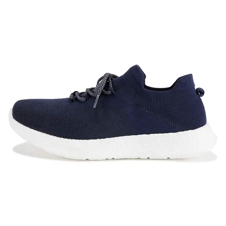 Knit Winter MD Female OEM Logo OEM  ODM Service Top Level China Lace-up Custom Brand Casual Knitting Shoes  for Men