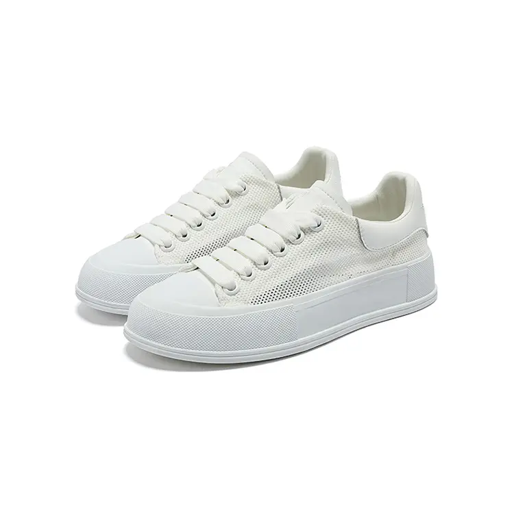 Summer Custom Brand Outdoor Walking Daily Simple White Breathable Meah Zapatillas Casual Shoes Sneaker Women