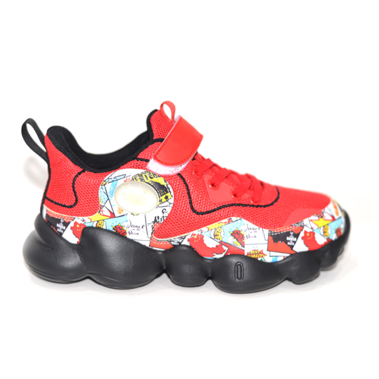 China Maker Wholesale Boy Girl Lightweight Comfortable Casual Kids Outdoor Sport Shoes