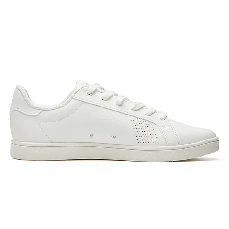 Custom Logo Simple Fashion Daily Styles Unisex Zapatos Sapatos Flat Sneaker Women Casual White Shoe
