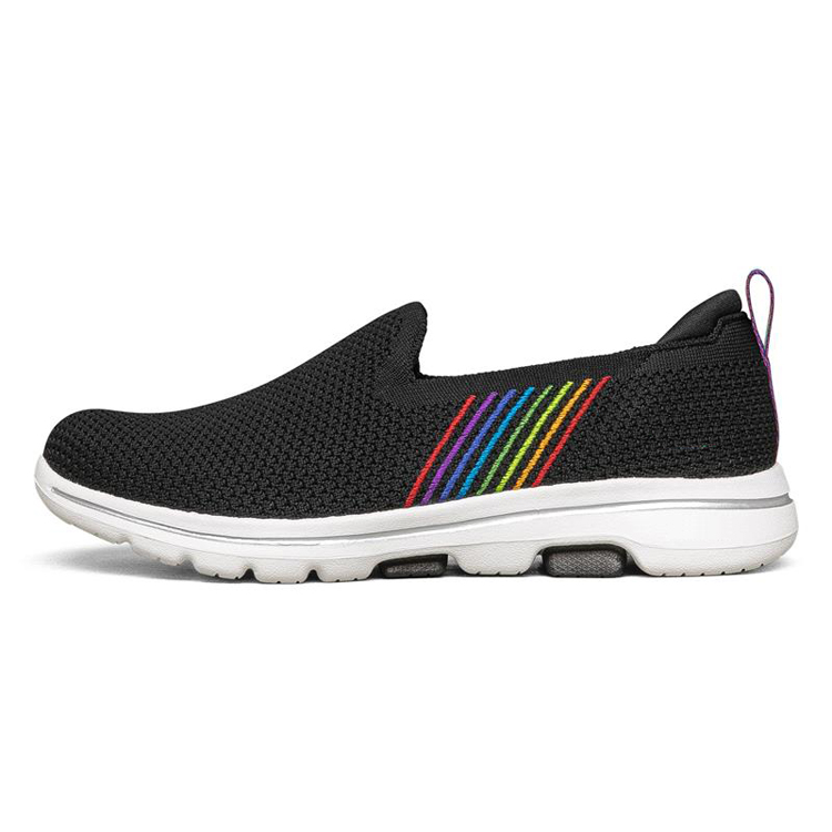 Fujian OEM Brand Simple Styles Cozy Breathable Outdoor Walking Women Mens Shoes Loafers Casual