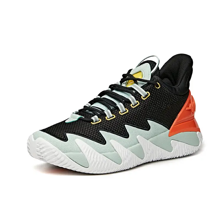 China Professional Anti-Odor Comfortable Men's Ktitting Basketball Shoes