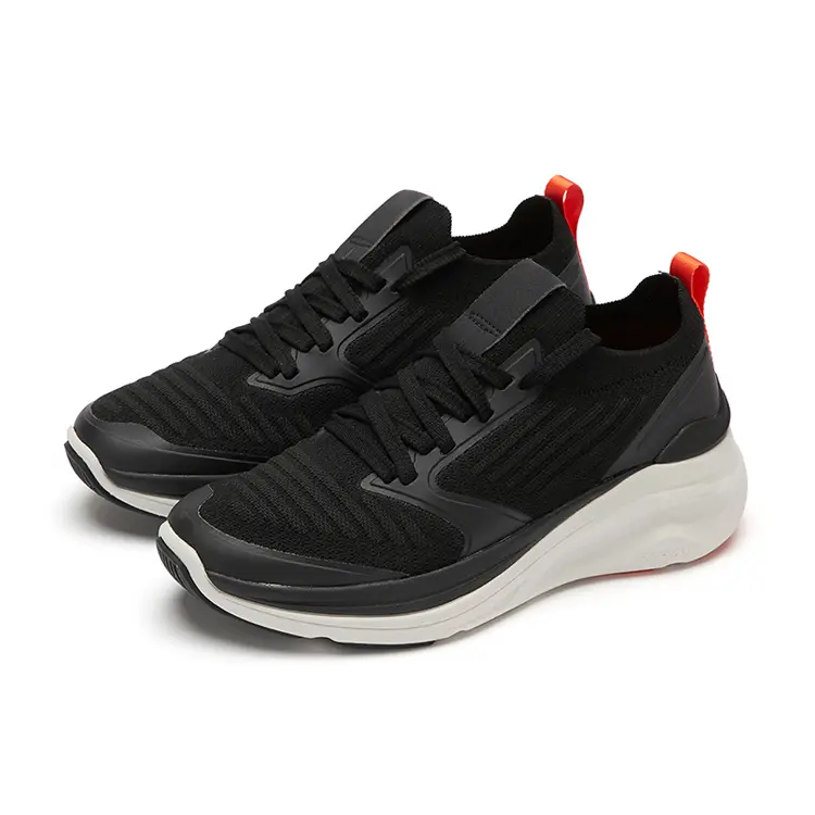 Wholesale Classic Custom Brand Logo Women Men Fashion Sneakers Knit Upper Running Shoes