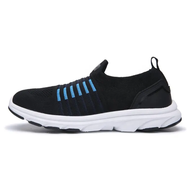 China Customized Brand Fashion Lightweight Zapatos Hombre Sneakers Knit Mesh Casual  Shoes For Men